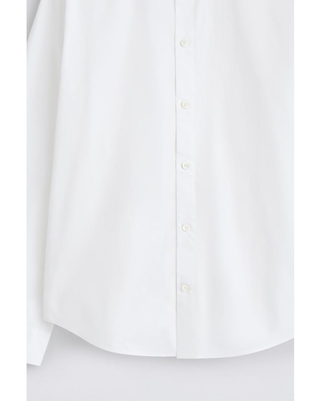 COS White Classic Cotton Shirt for men