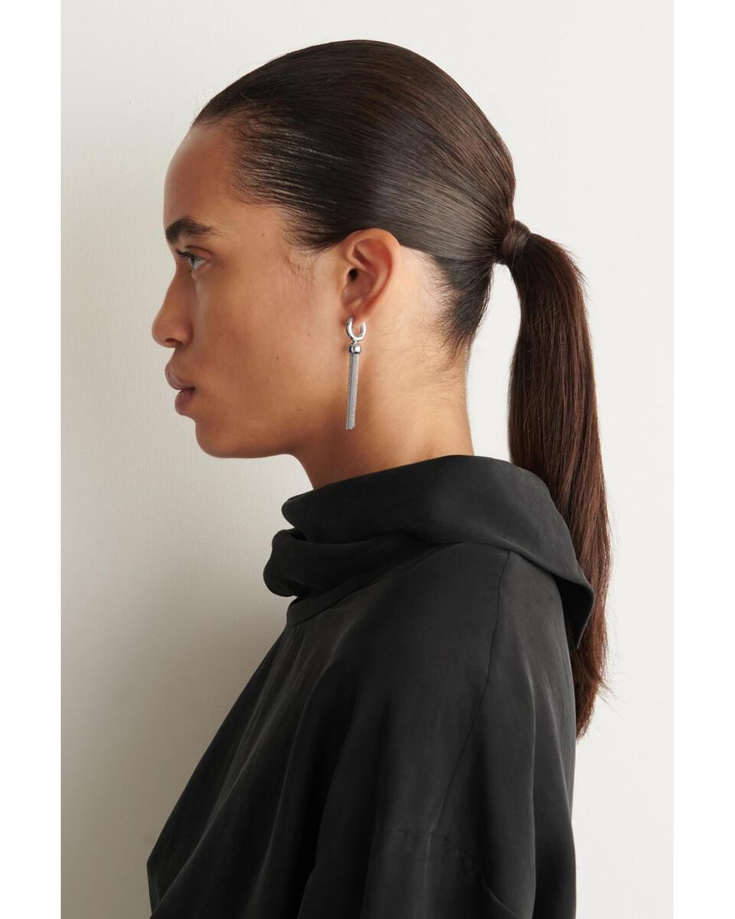 COS Multicolor Tasselled Earrings