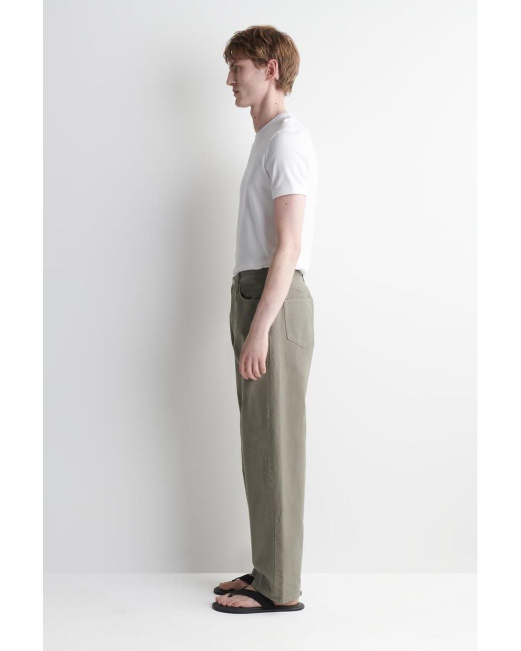 COS Natural Rider Relaxed-Fit Straight-Leg Jeans for men