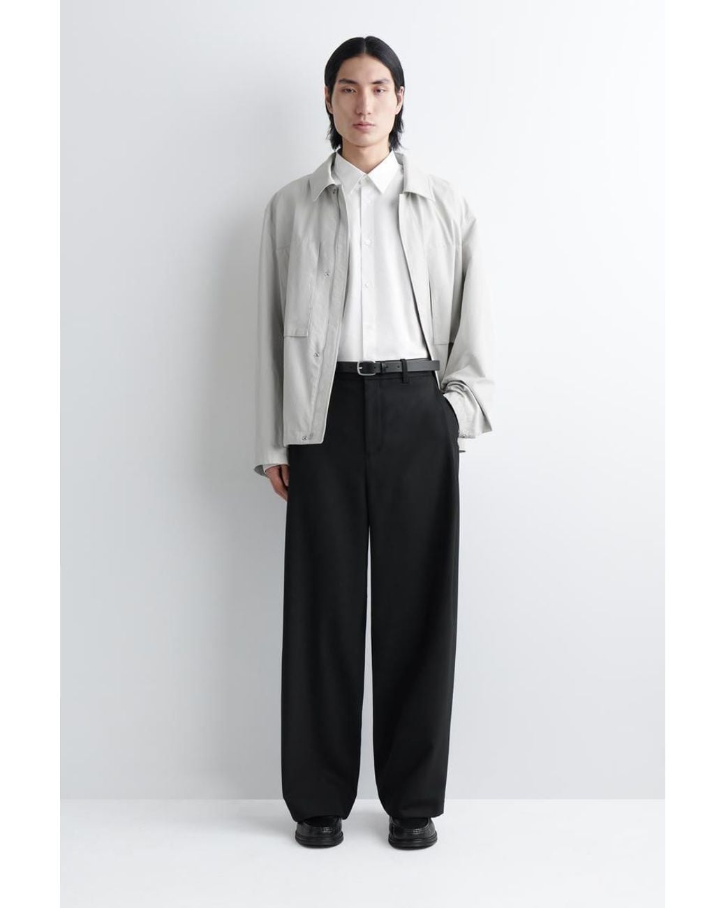 COS White Classic Cotton Shirt for men