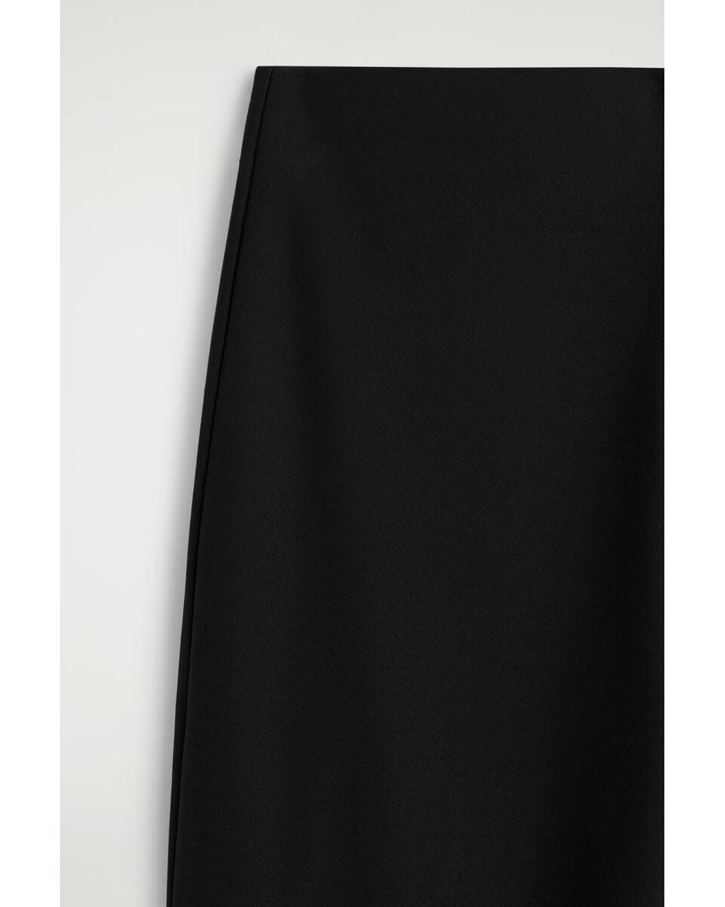 COS Black Cropped Straight-Leg Trousers