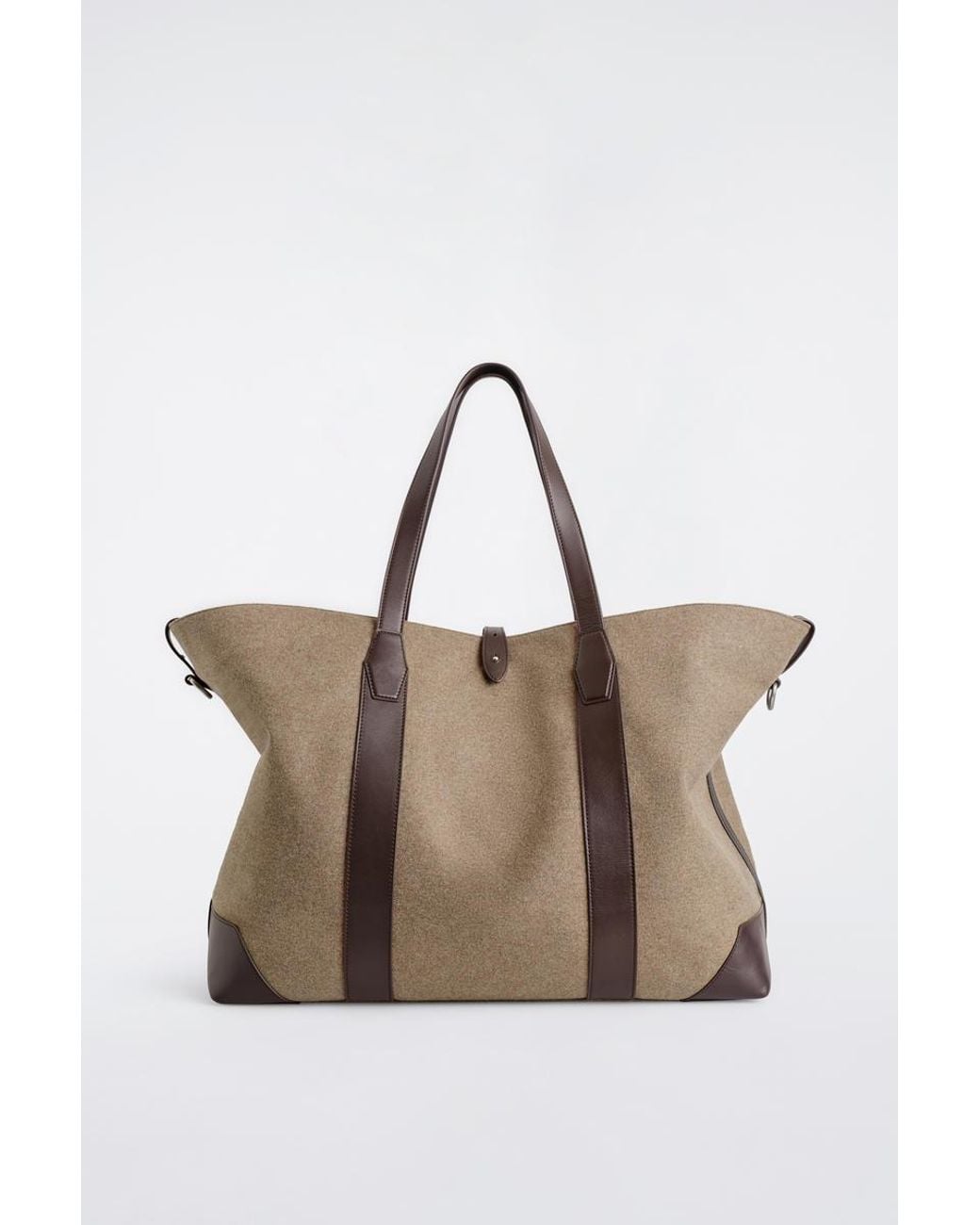 COS Weekender Oversized Tote Bag in Natural for Men | Lyst