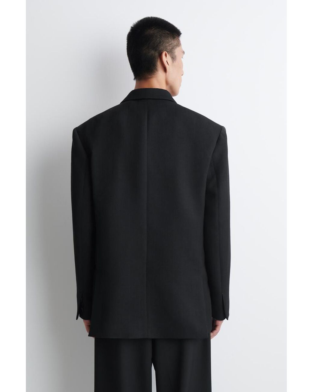 Blazer Doppiopetto di COS in Black da Uomo