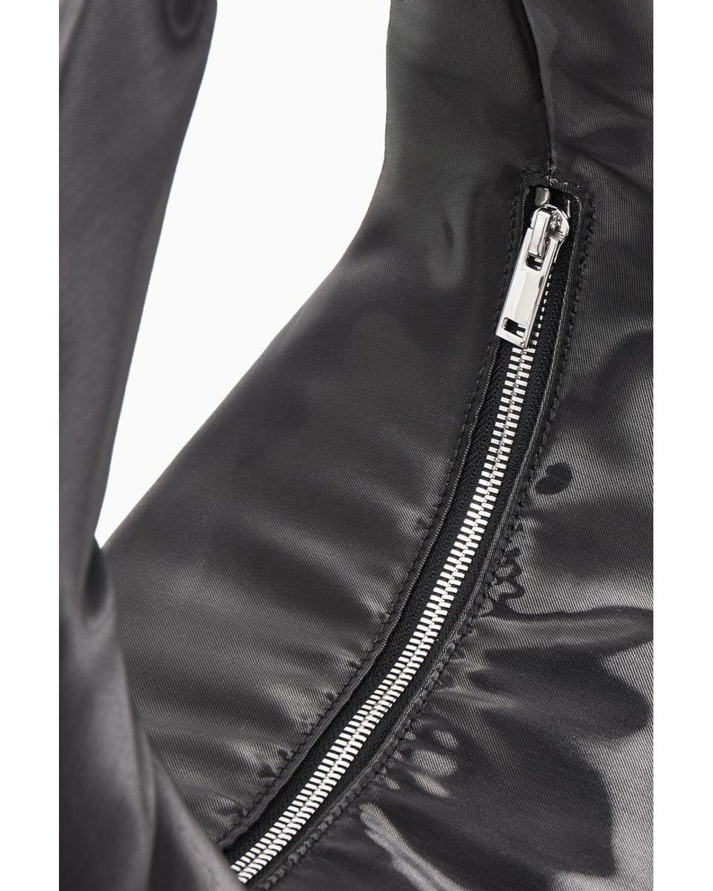 COS Mini Sling High-shine Shoulder Bag in Black | Lyst