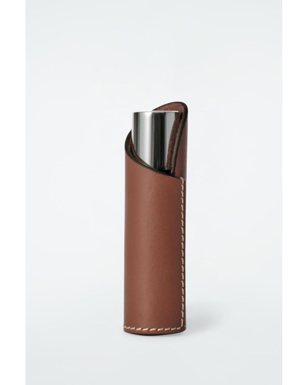 COS White Perfumery Leather Travel Case for men