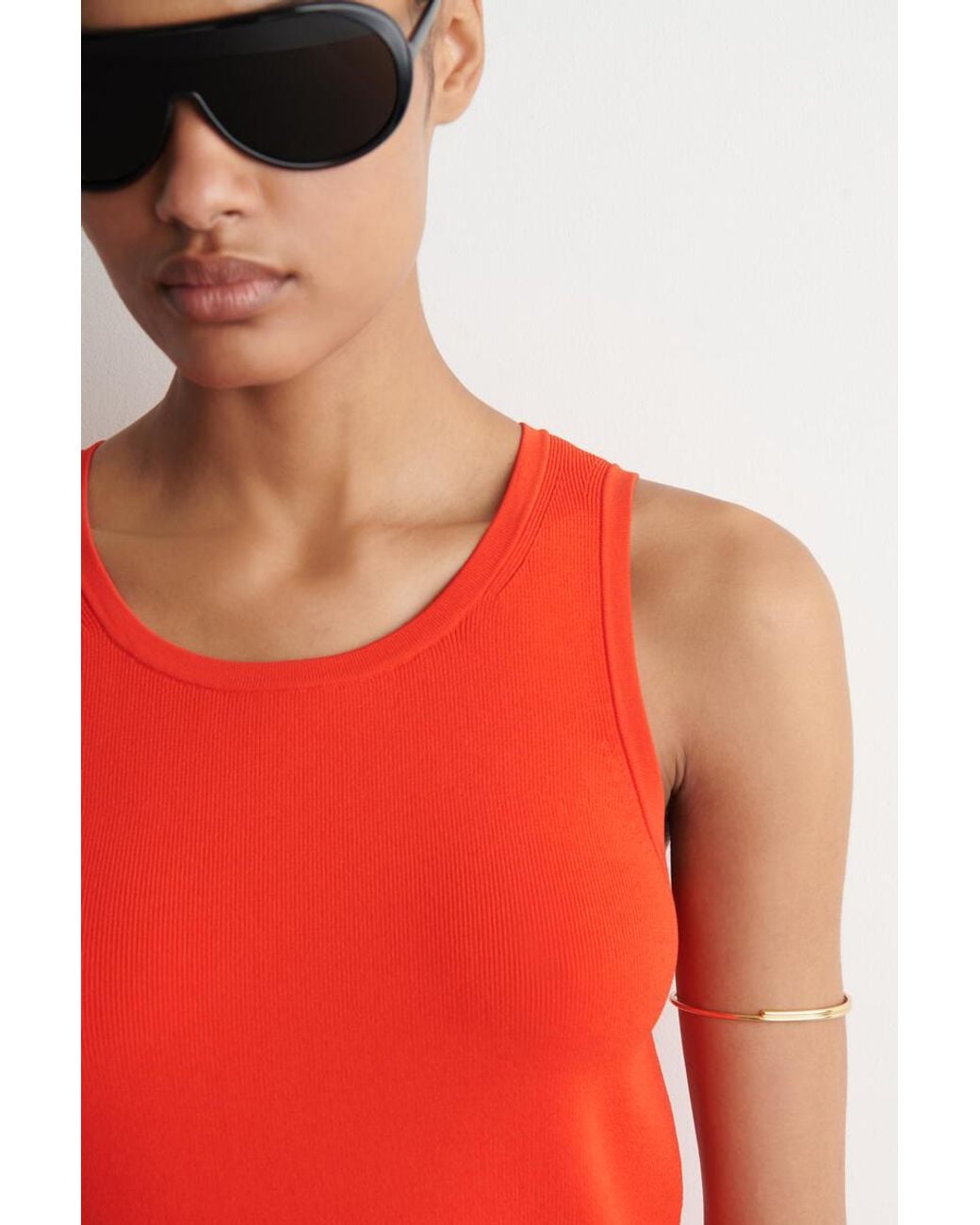 COS Flared Knitted Mini Dress