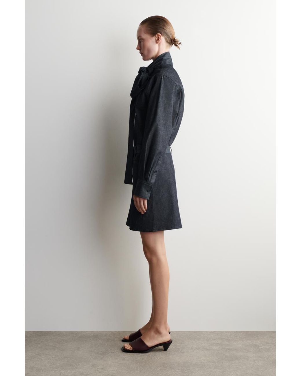 COS Blue Denim Mini Skirt