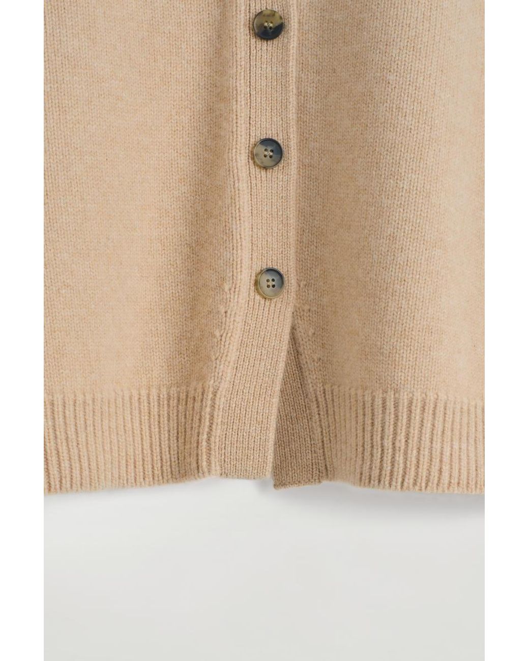 COS Natural Knitted Cashmere-Blend Tank
