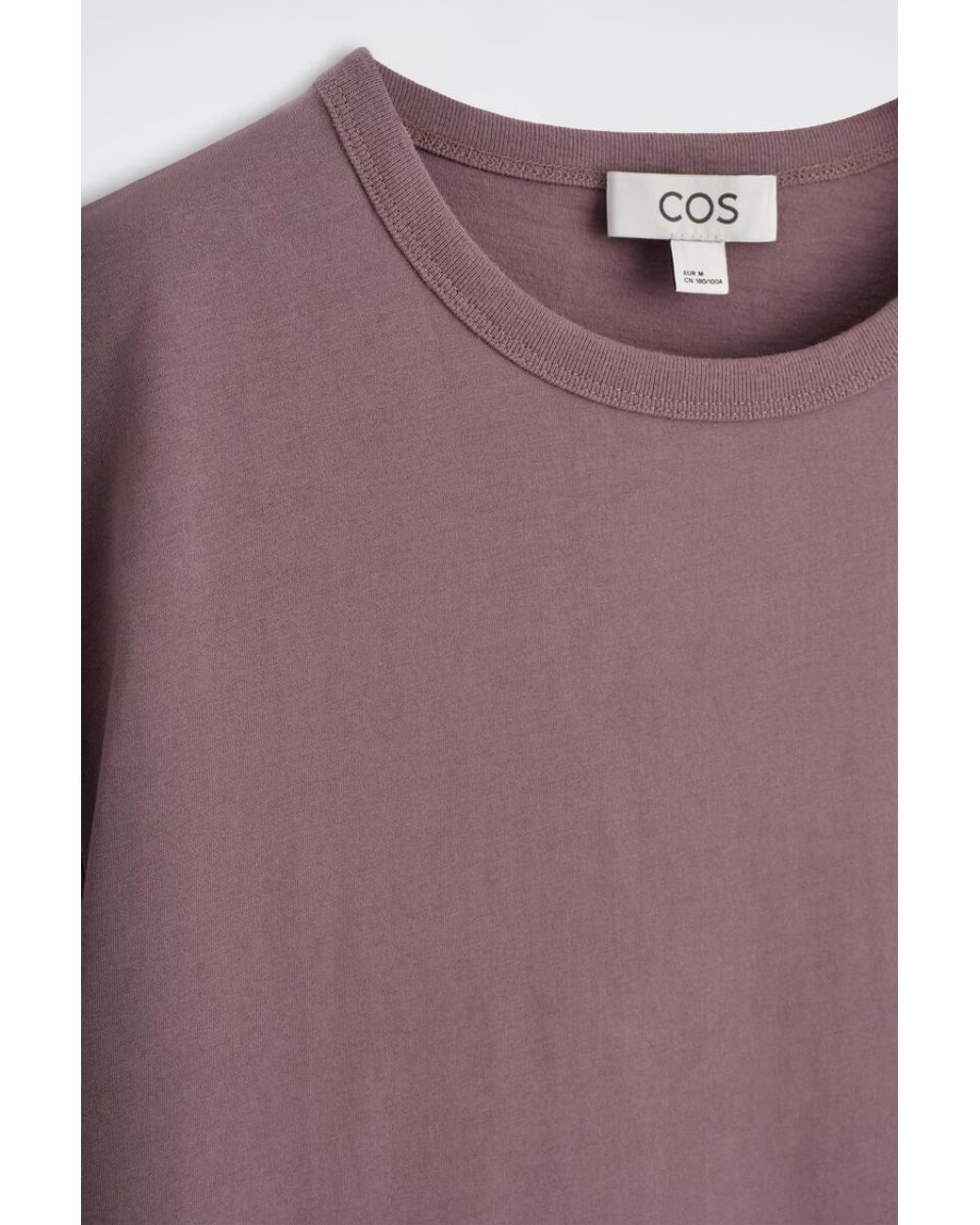 COS Purple Brushed-Cotton Shirt for men