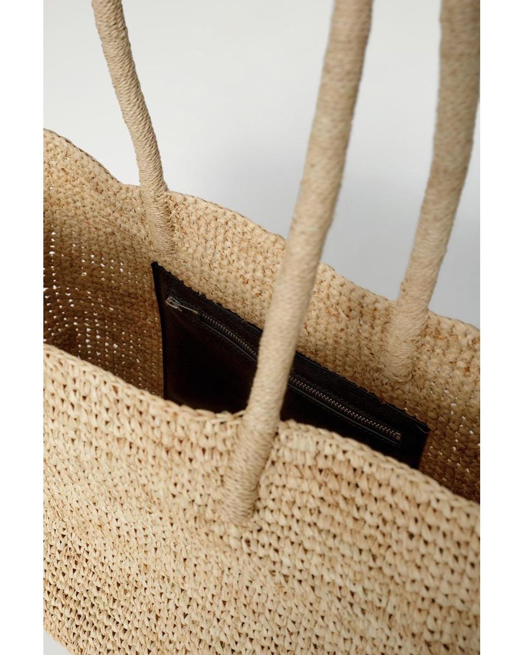 COS Hand-woven Tote Bag - Raffia in Natural | Lyst