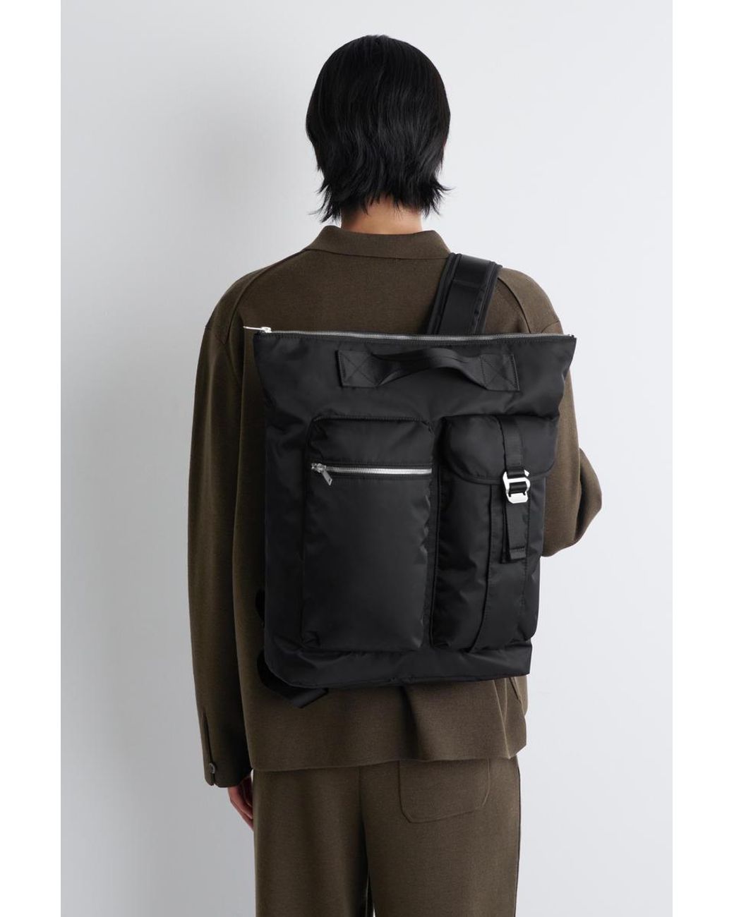 COS Pursuit Backpack in Black for Men | Lyst