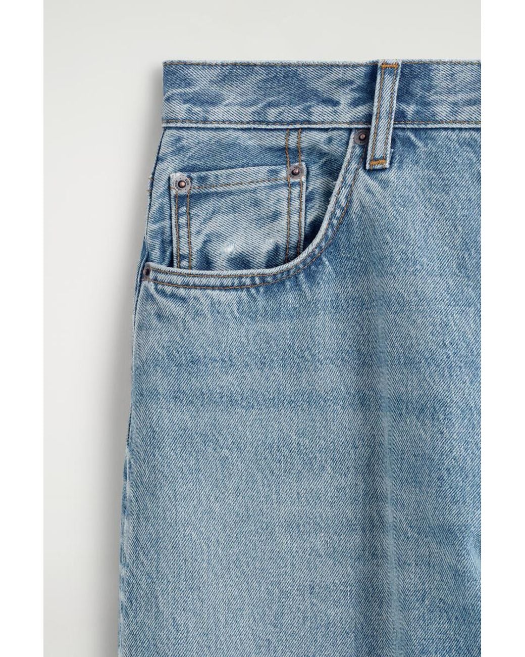 COS Blue Umbra Tapered Jeans