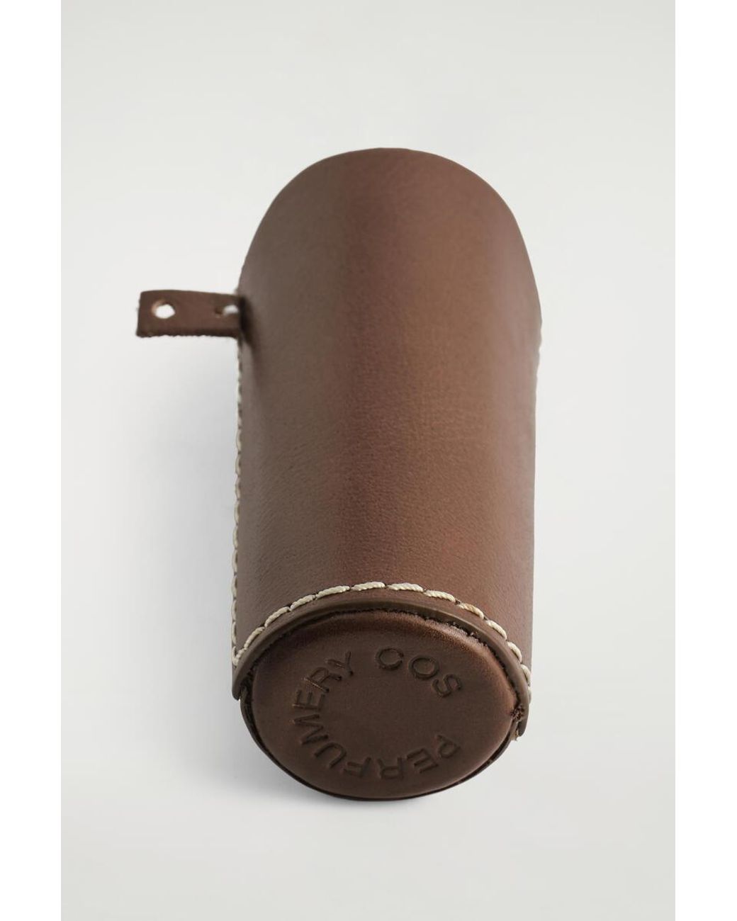 COS White Perfumery Leather Travel Case for men