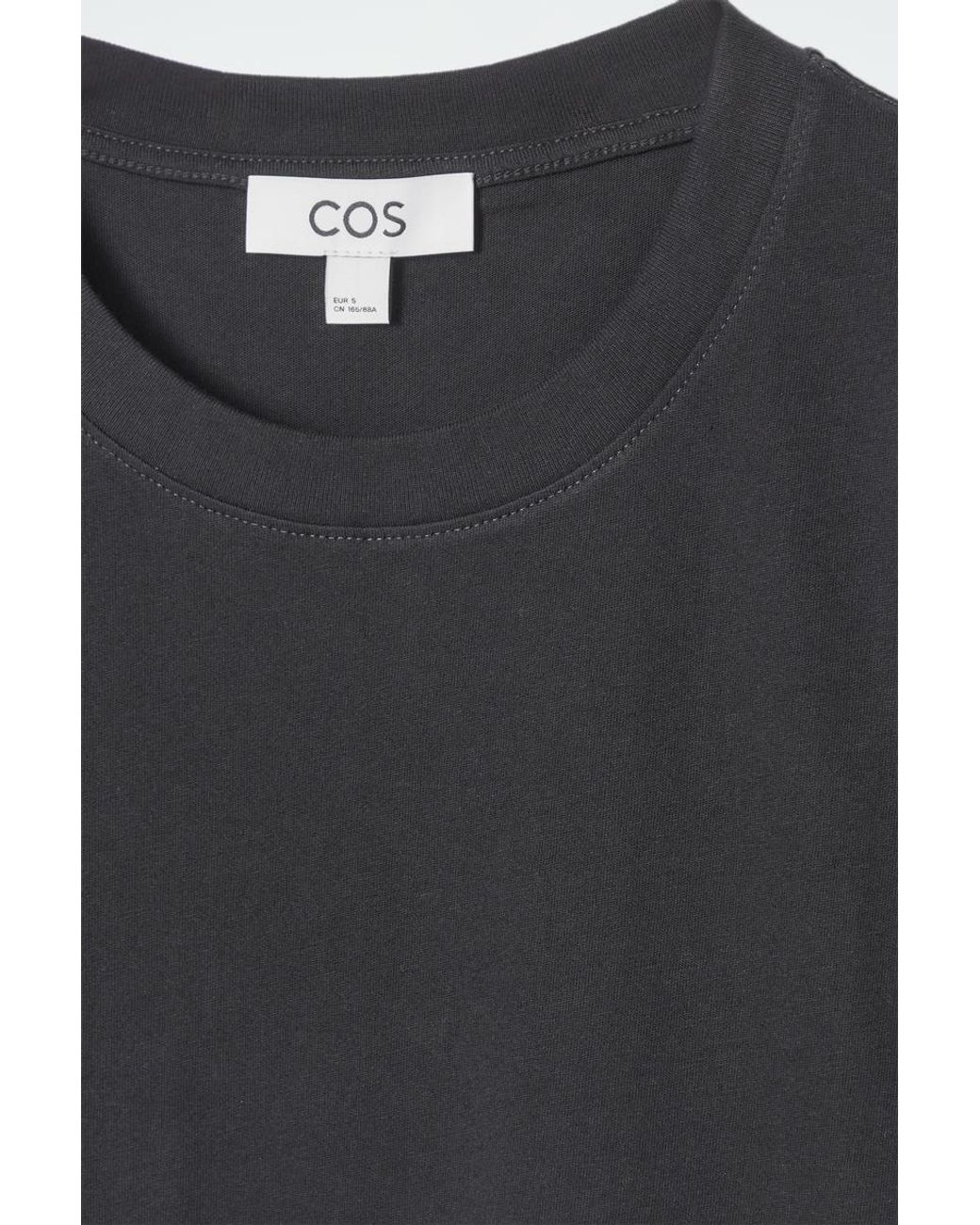 COS Black Relaxed-fit Floaty T-shirt
