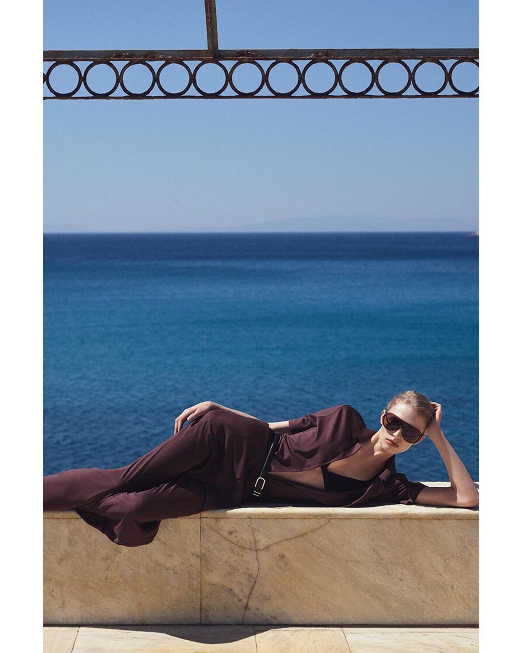 COS Purple Modal-Jersey Pants