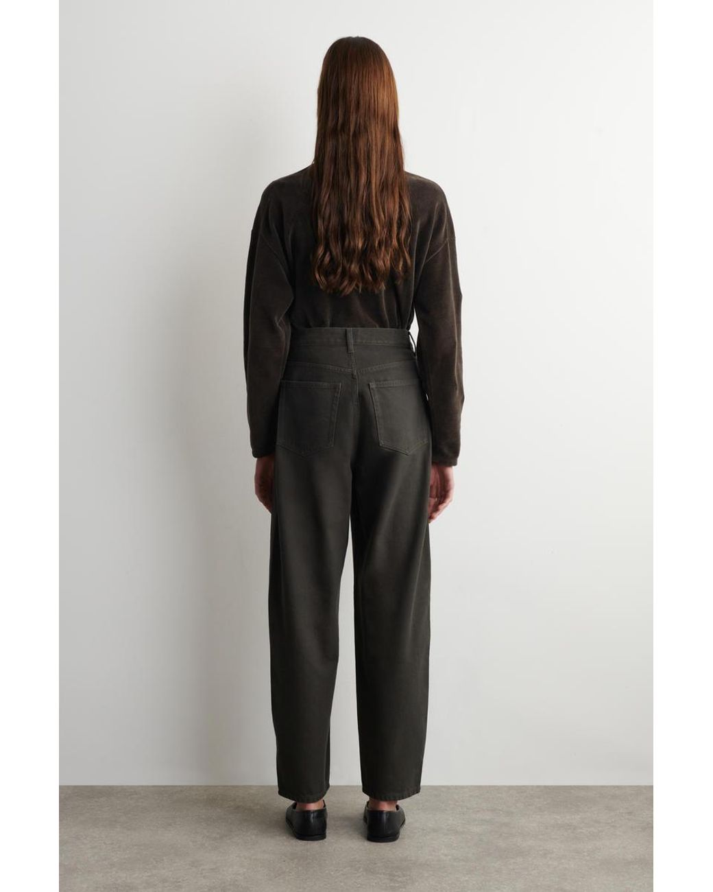 COS Black Bay Barrel-Leg Jeans