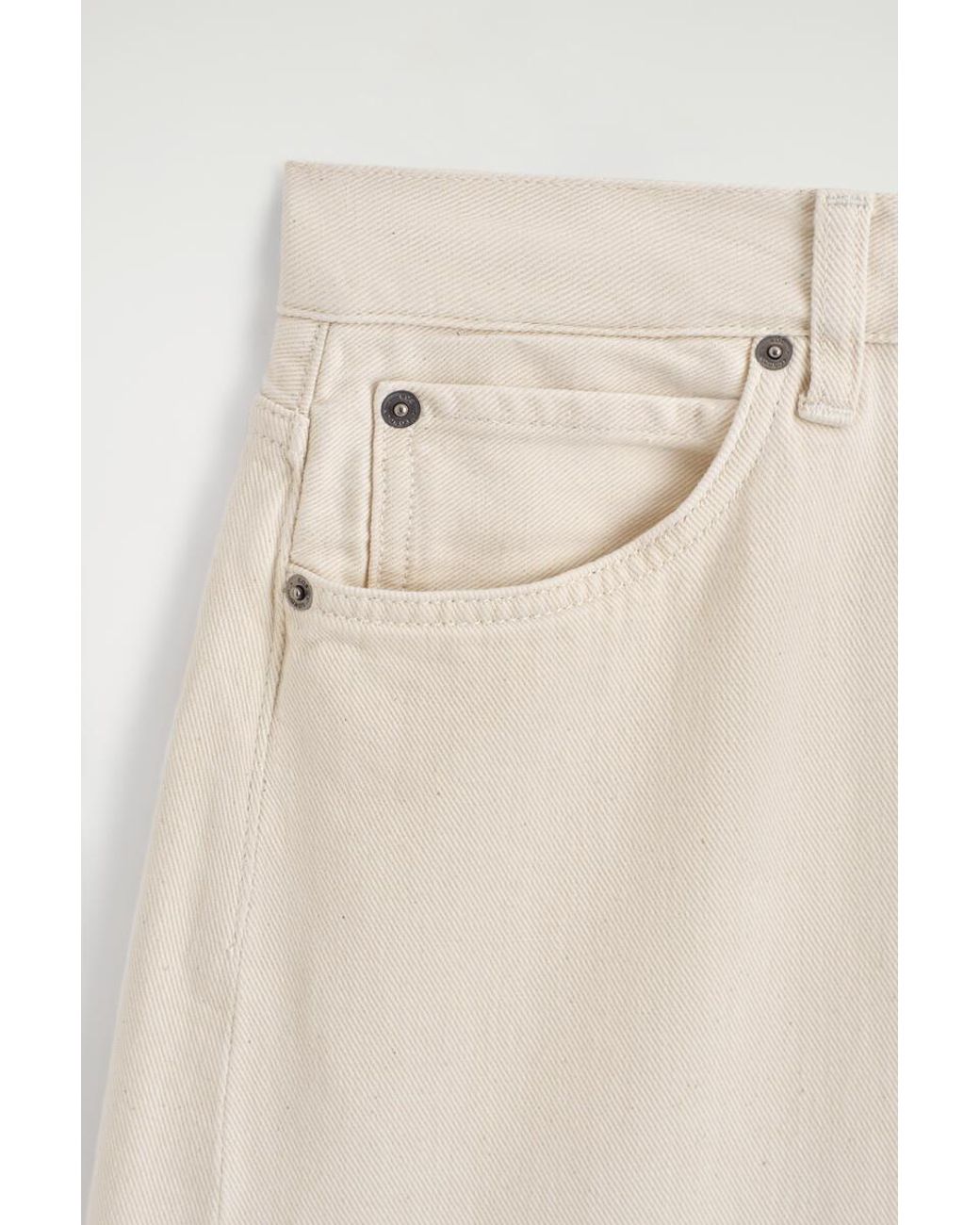 COS Natural Lagoon Wide-Leg Jeans