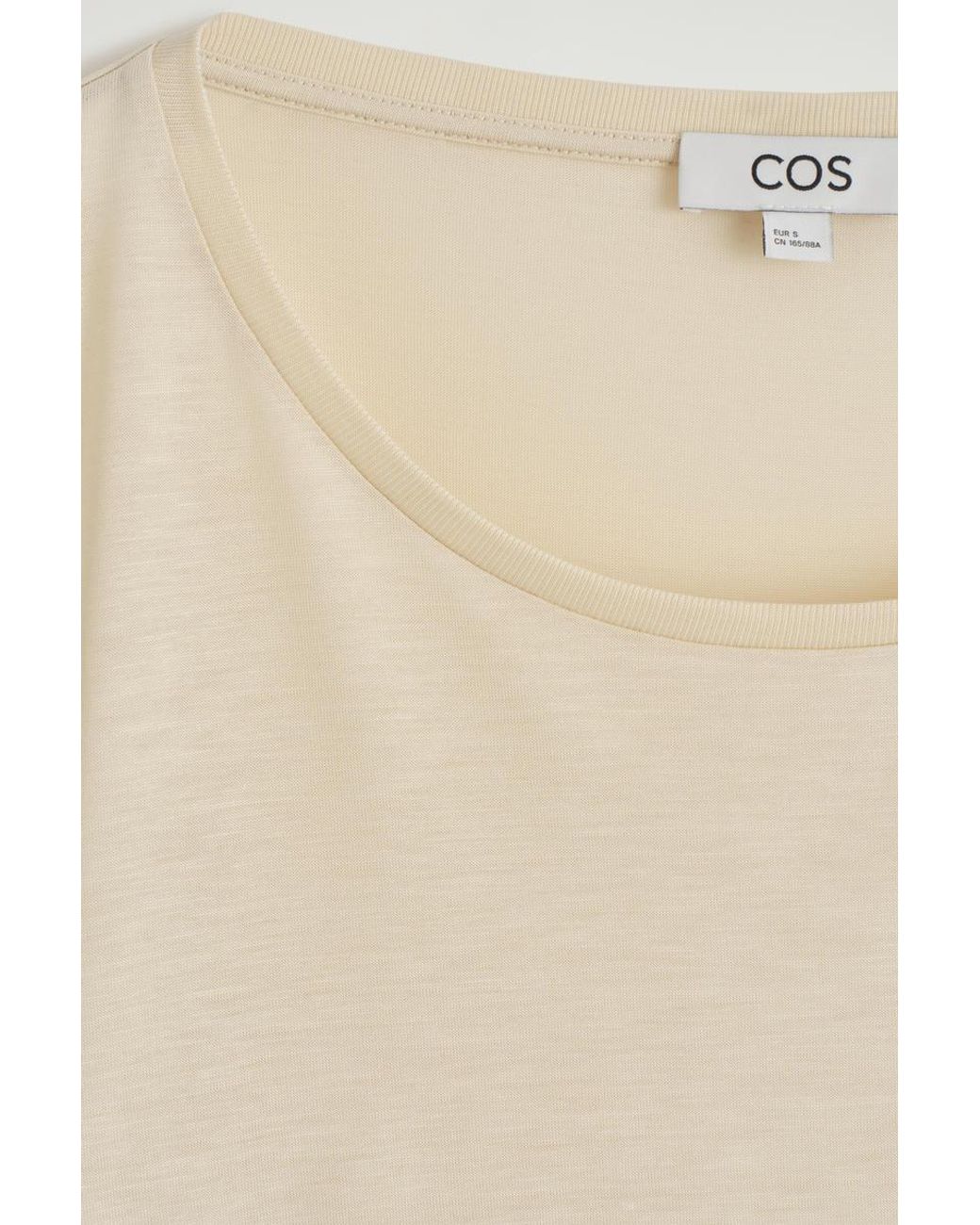 COS Natural Relaxed Scoop-Neck T-Shirt