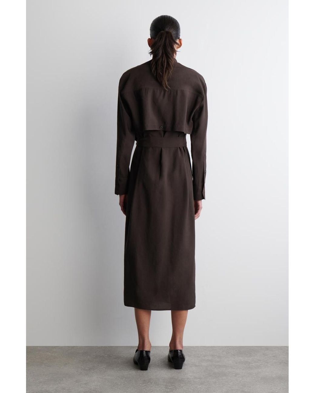chinese dress ladies Trend Patterns TPC29 Gathered Wrap Dress – The Fold Line