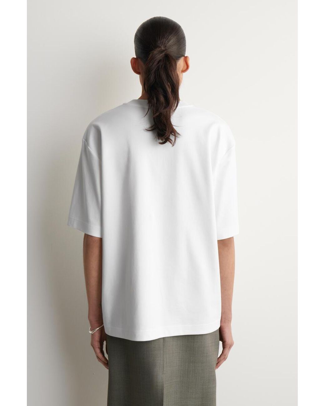 COS White Oversized T-Shirt