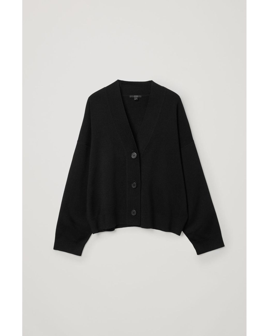 Black cardigan oversized outlet