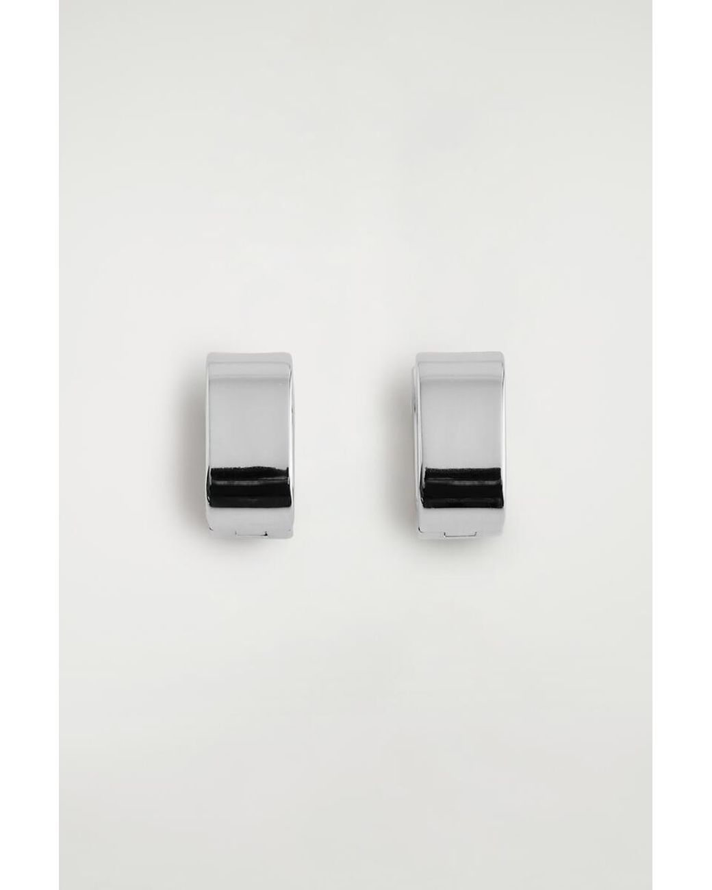 COS Multicolor Square Hoop Earrings