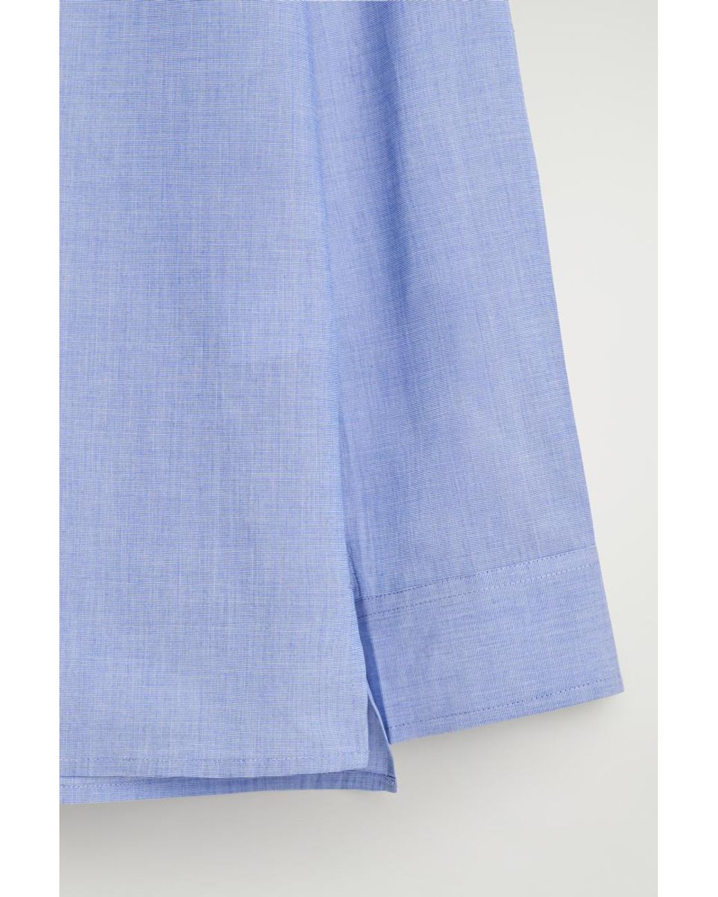 COS Blue Classic Cotton Shirt for men