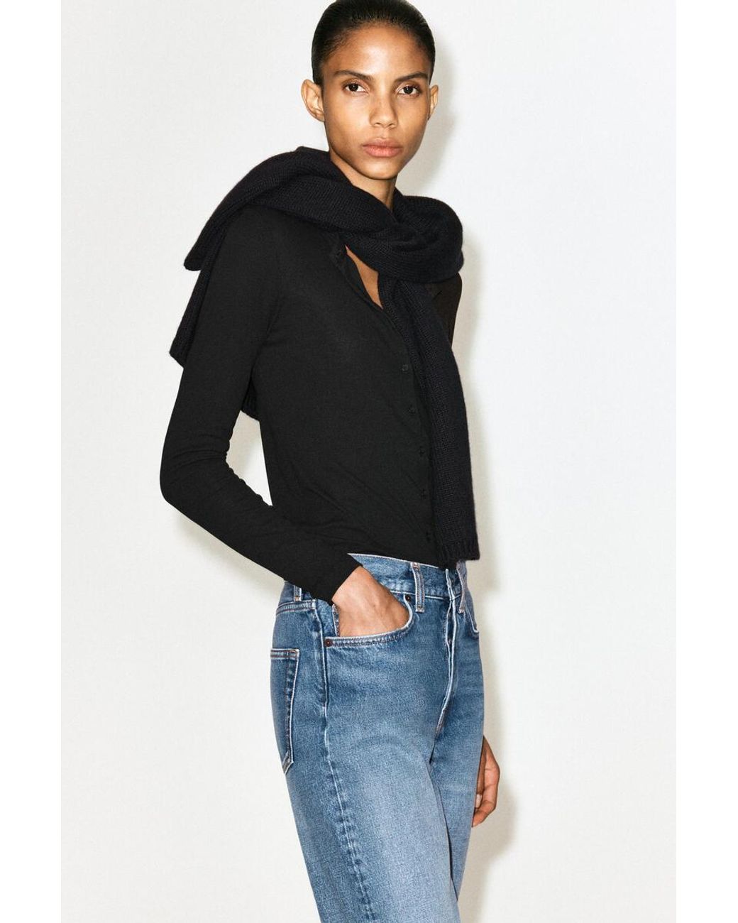 COS Blue Pipeline Slim-Leg Jeans