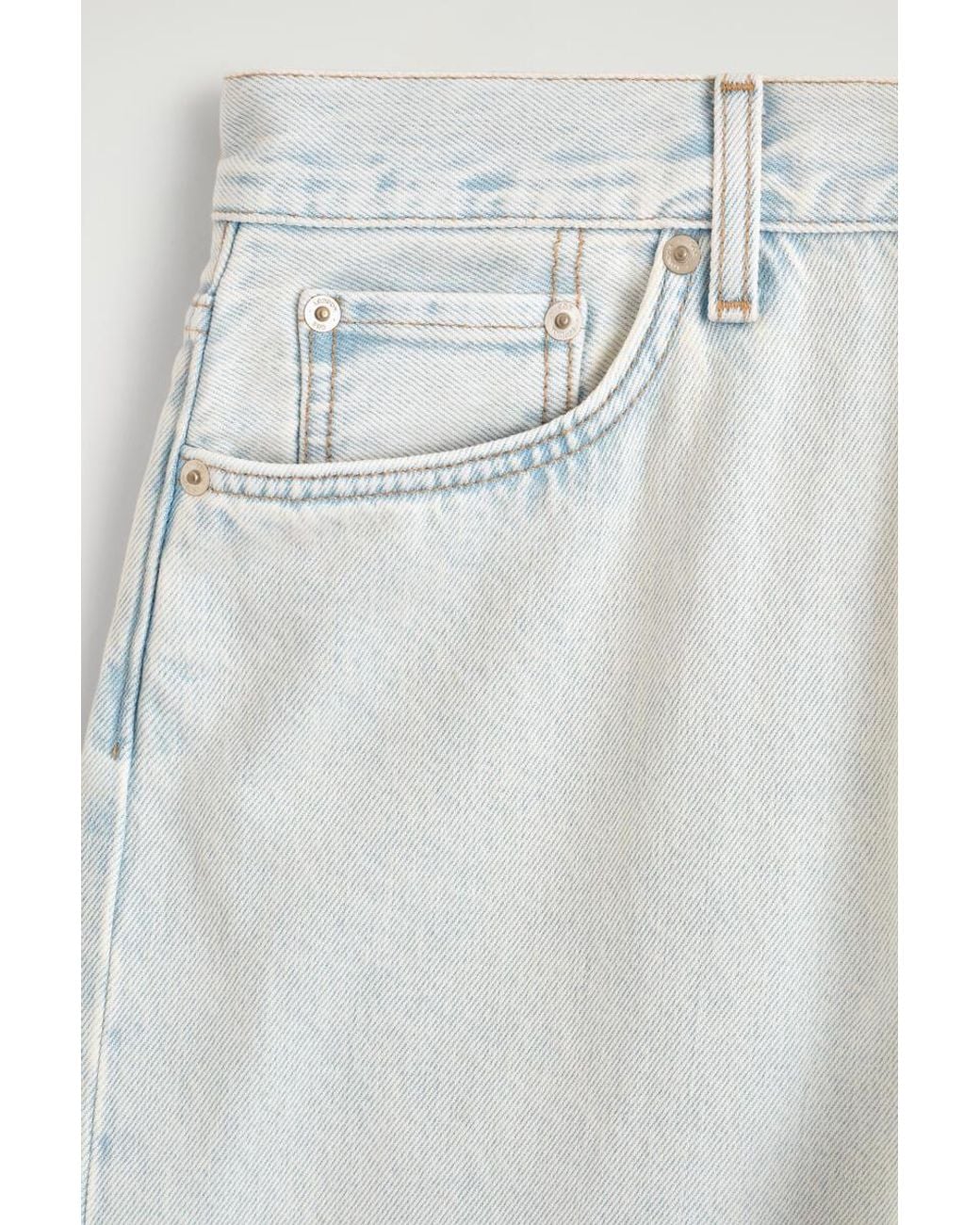 COS Blue Facade Straight-leg Jeans