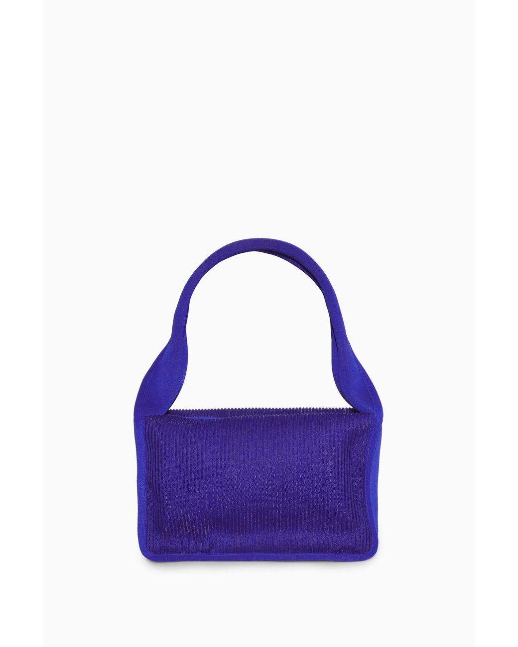 COS Ribbed Shoulder Bag - Neoprene in Purple | Lyst