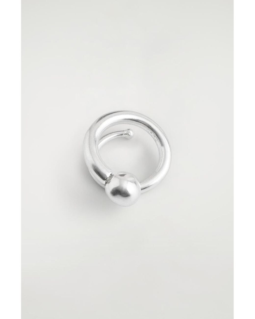 COS Blue Sphere Wrap Ring