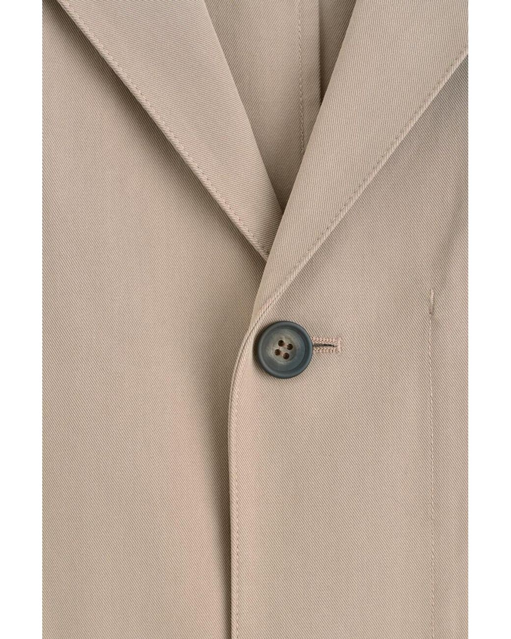 COS Natural Unstructured Cotton-Blend Blazer for men