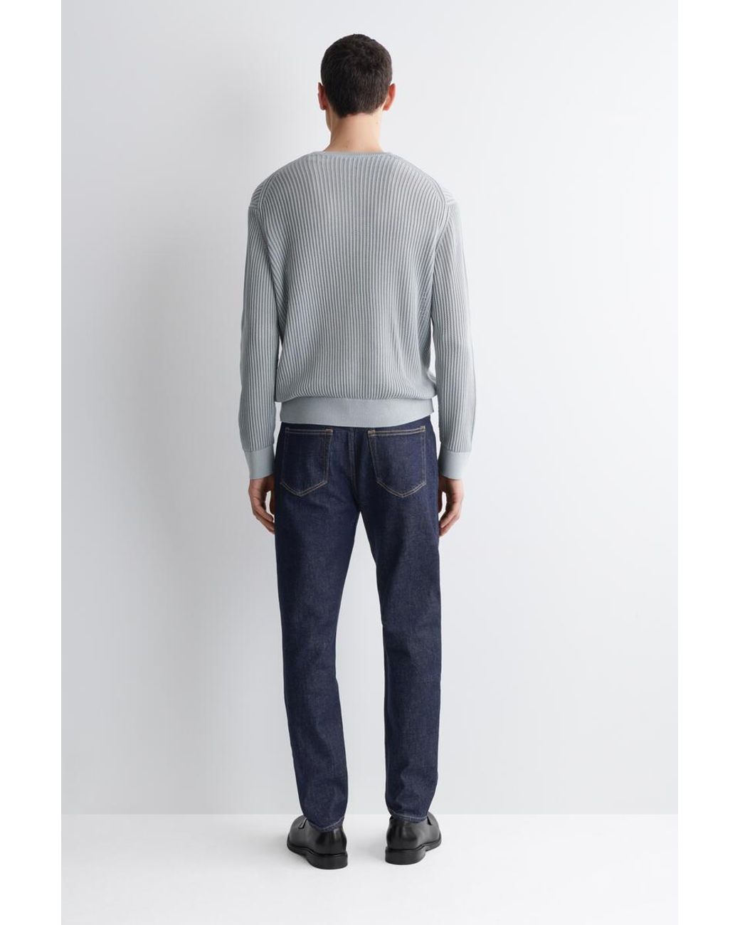 COS Blue Slim-Fit Straight-Leg Jeans for men