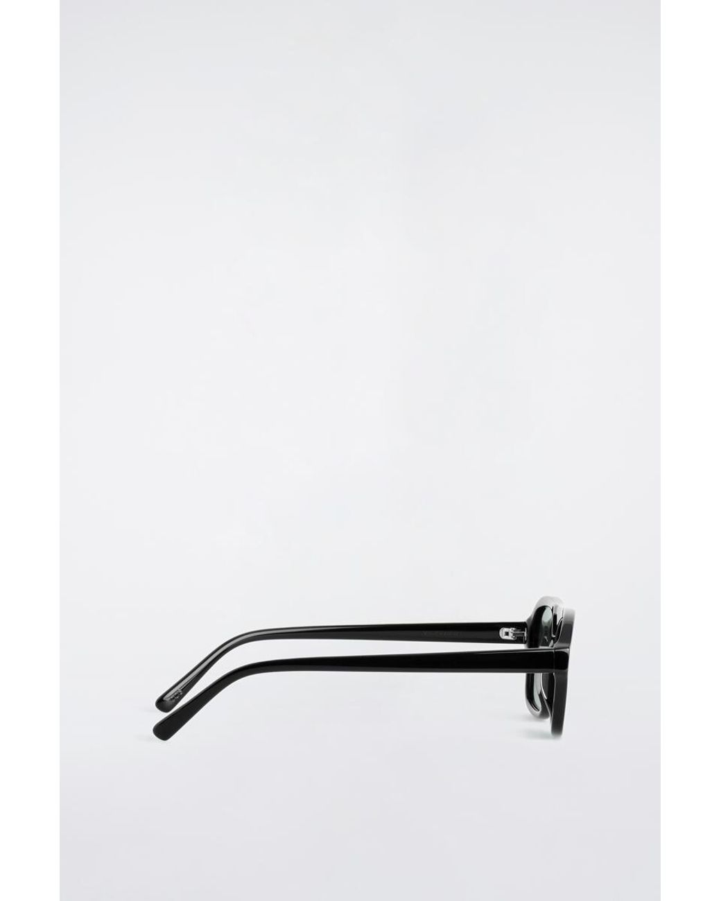 COS Black Rectangular Aviator Sunglasses for men