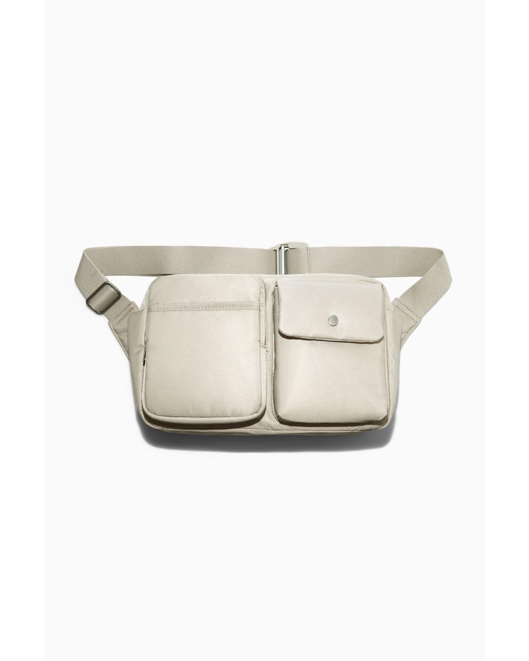 COS Nylon Crossbody Bag in White for Men Lyst