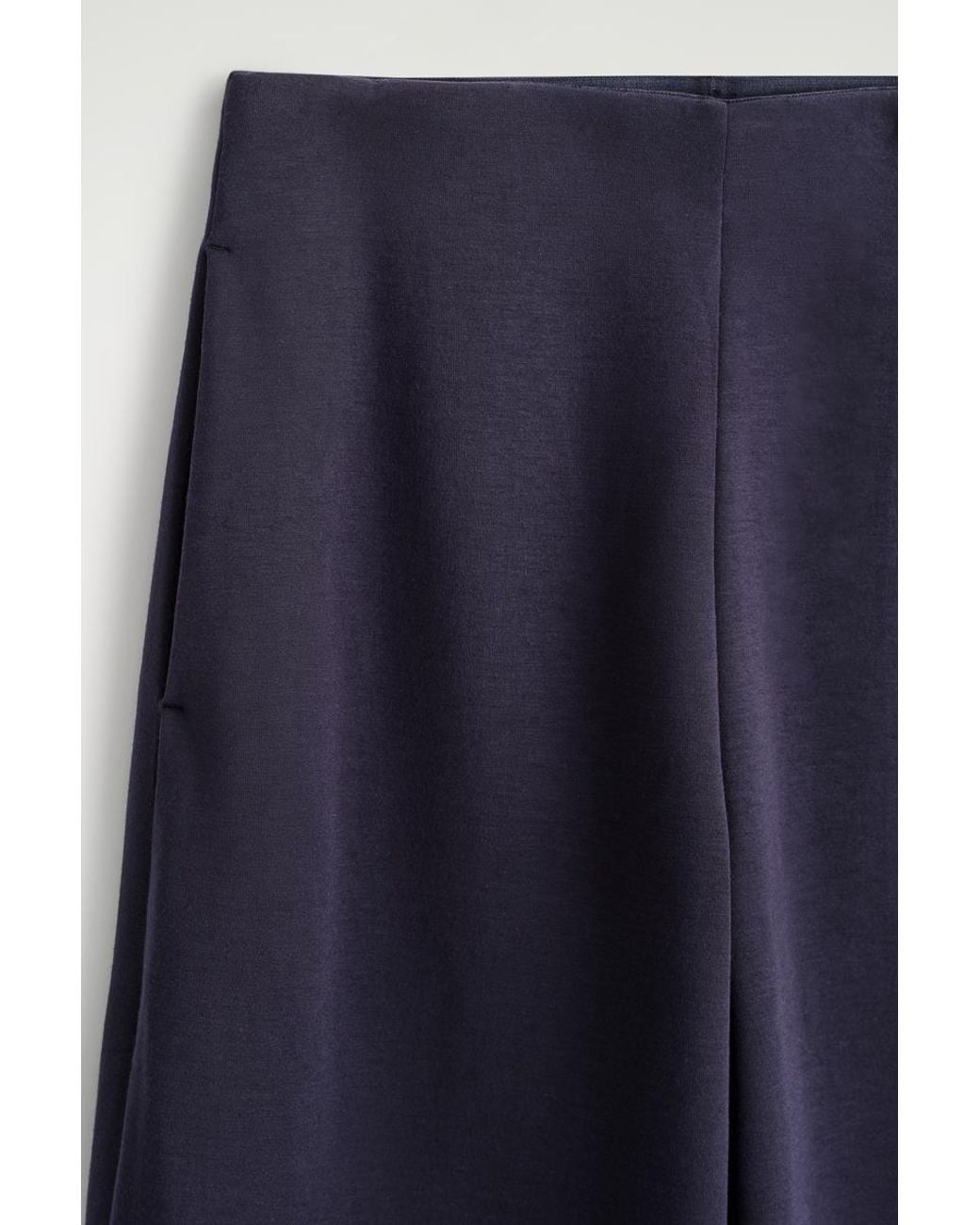 COS Blue Scuba Barrel-Leg Joggers