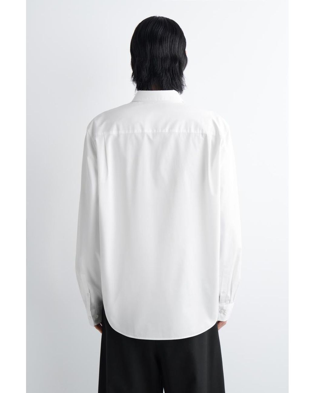 COS White Classic Cotton Shirt for men