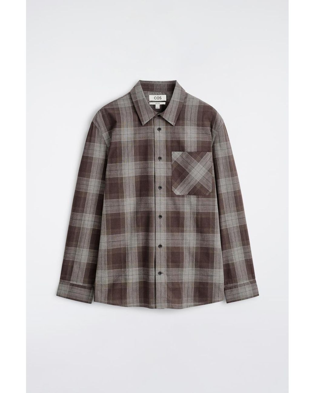Camicia A Quadri di COS in Brown da Uomo