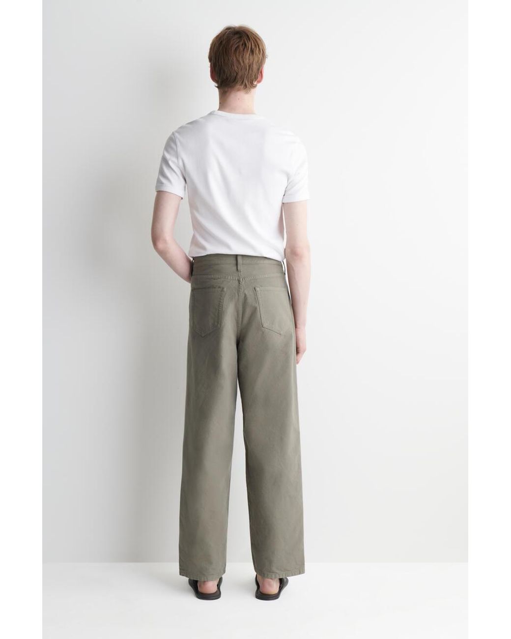 COS Natural Rider Relaxed-Fit Straight-Leg Jeans for men
