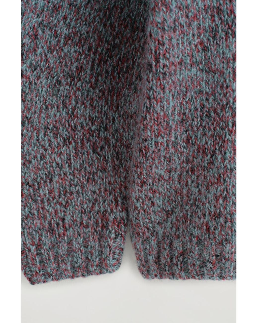 COS Purple Tri-Tone Wool-Mohair Sweater
