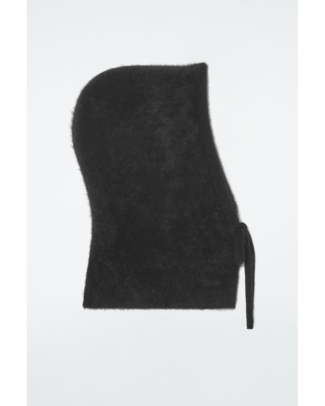 COS Textured Pure Cashmere Balaclava in Black | Lyst