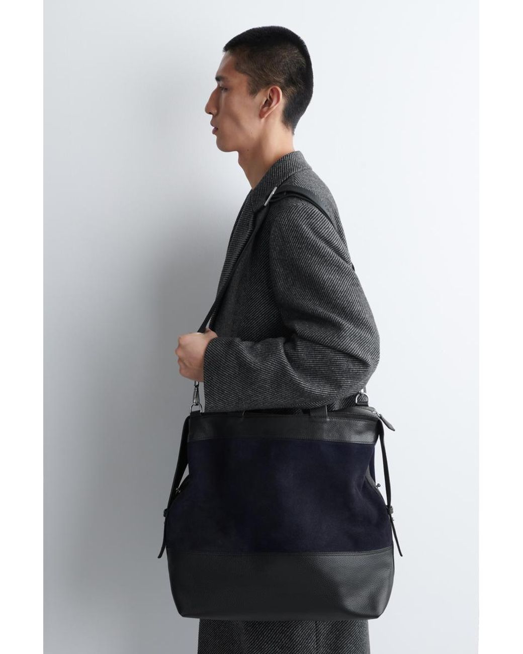 COS City Messenger Bag in Blue for Men | Lyst