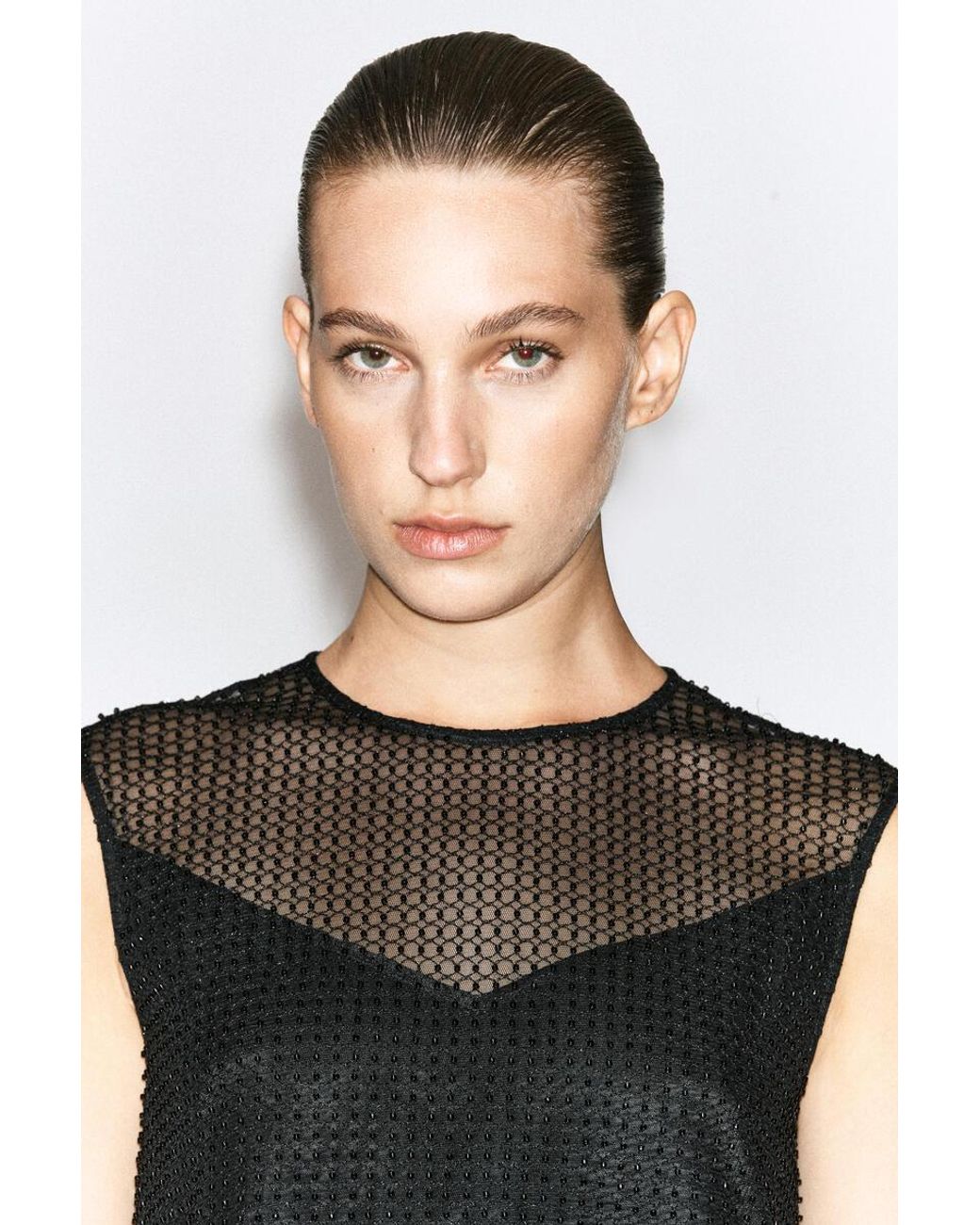 COS Black Strickoberteil Mit Perlen