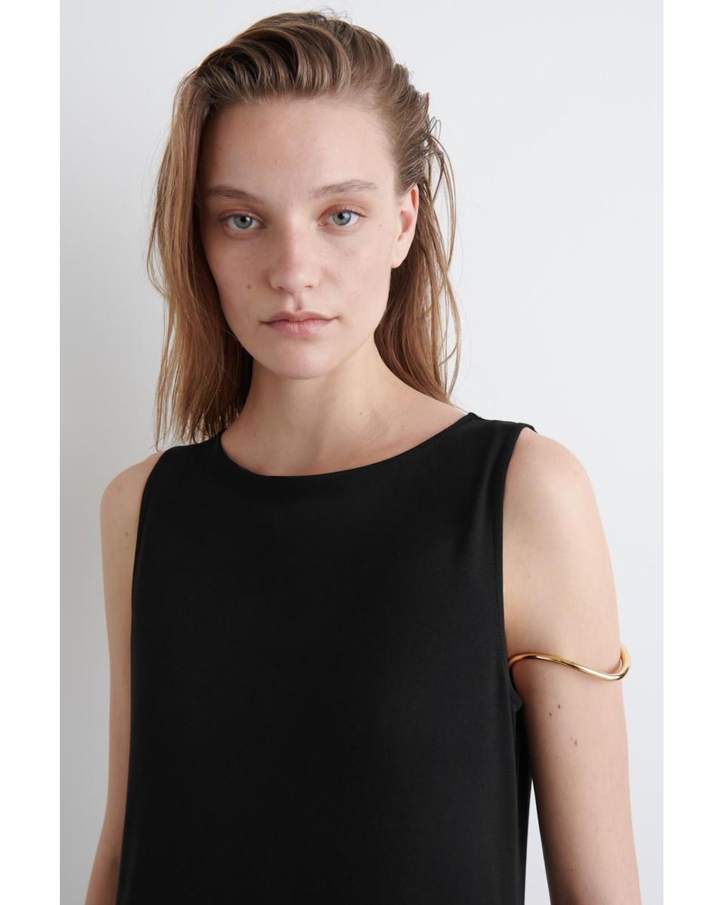 cos a line midi dress Cotton Maxi Dress – A LINE main image 1