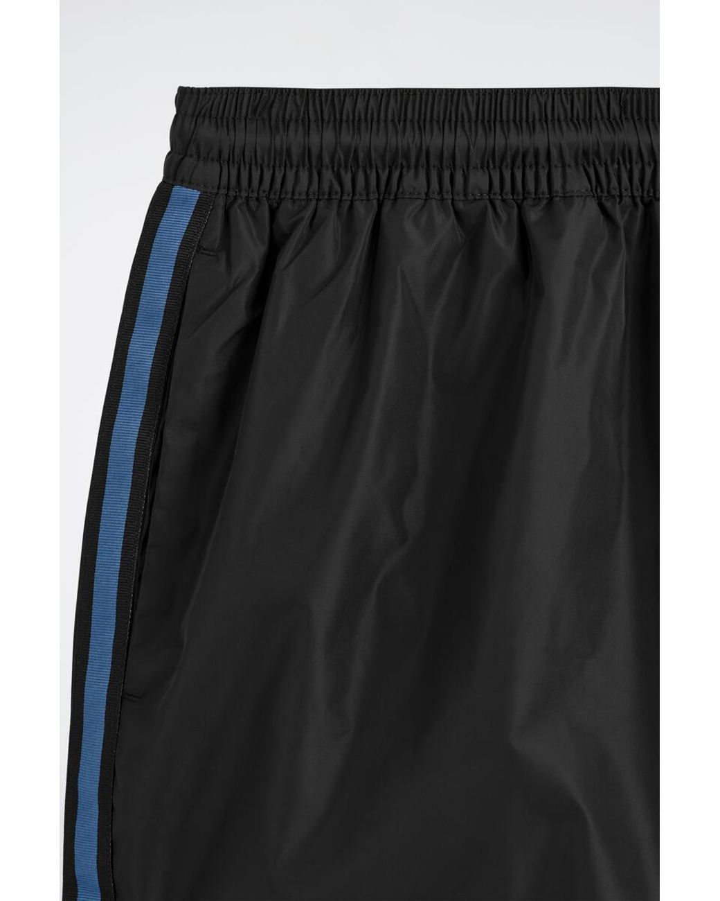 COS Black Stripe-Detail Swim Shorts for men