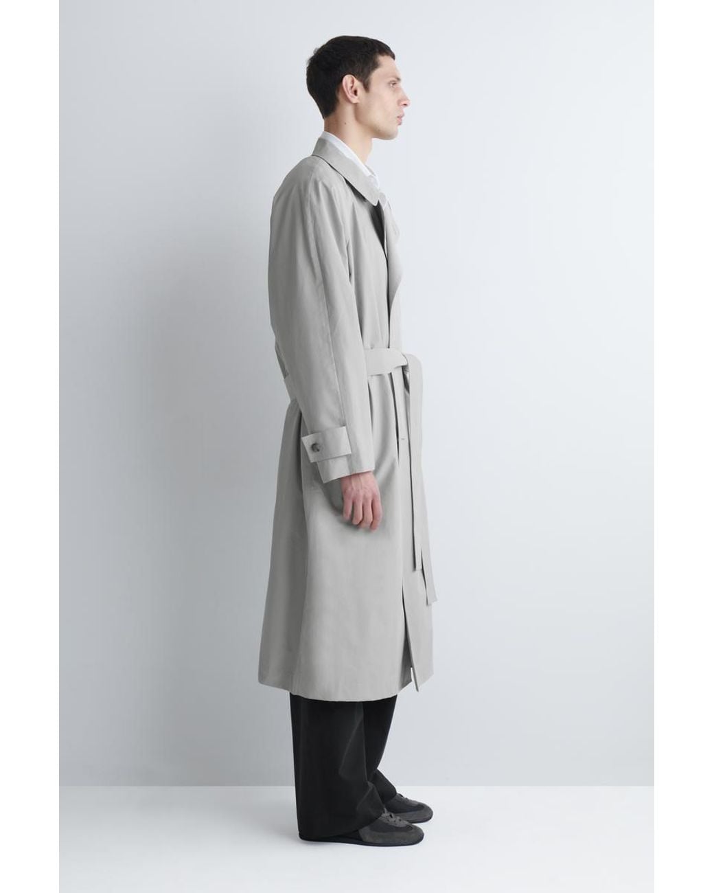 COS Black Nubuck And Suede Sneakers for men