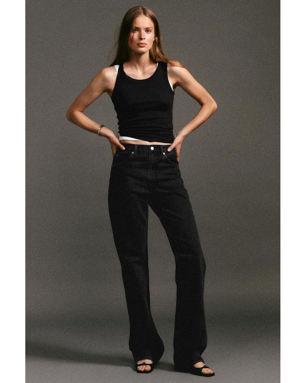 COS Blue Valley Bootcut Jeans