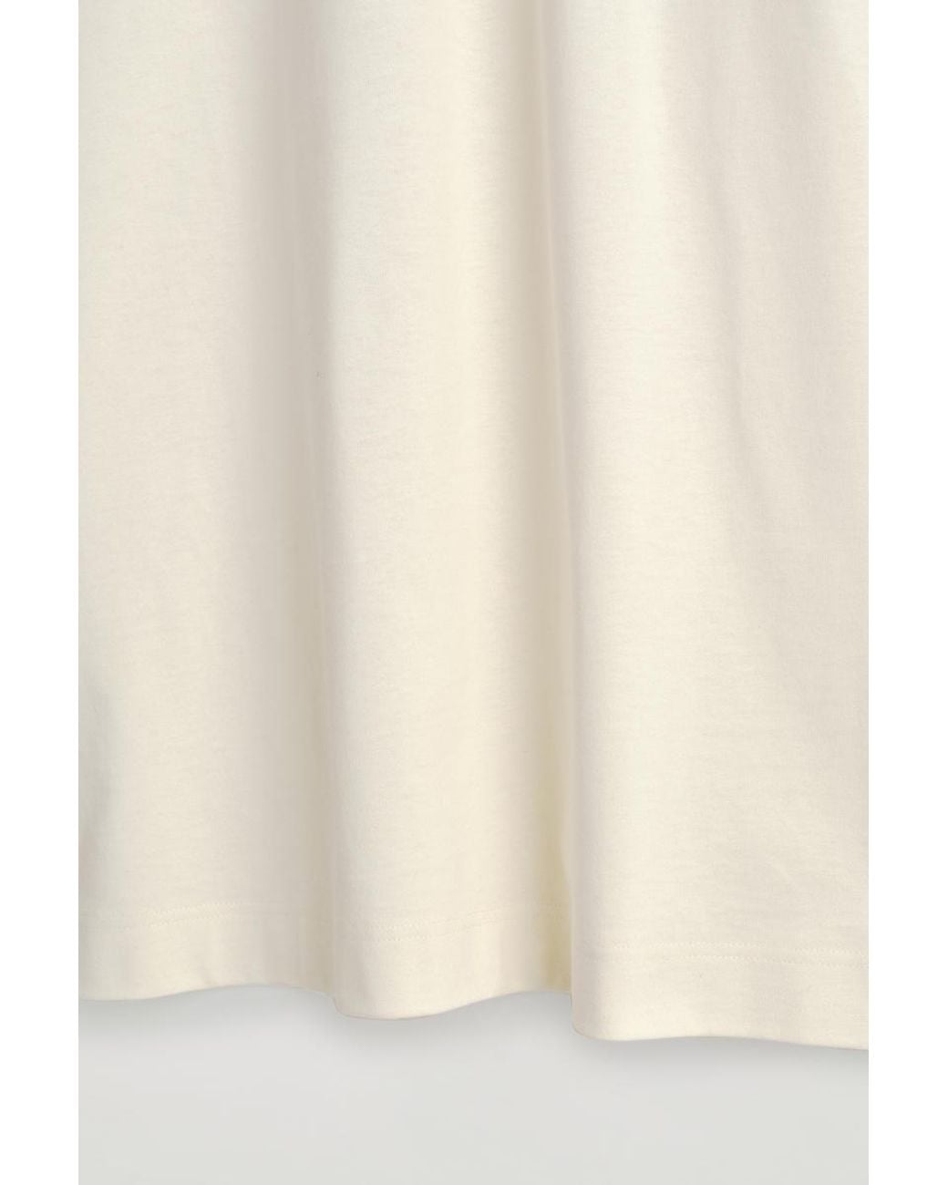 COS Natural Cotton Mini T-Shirt Dress