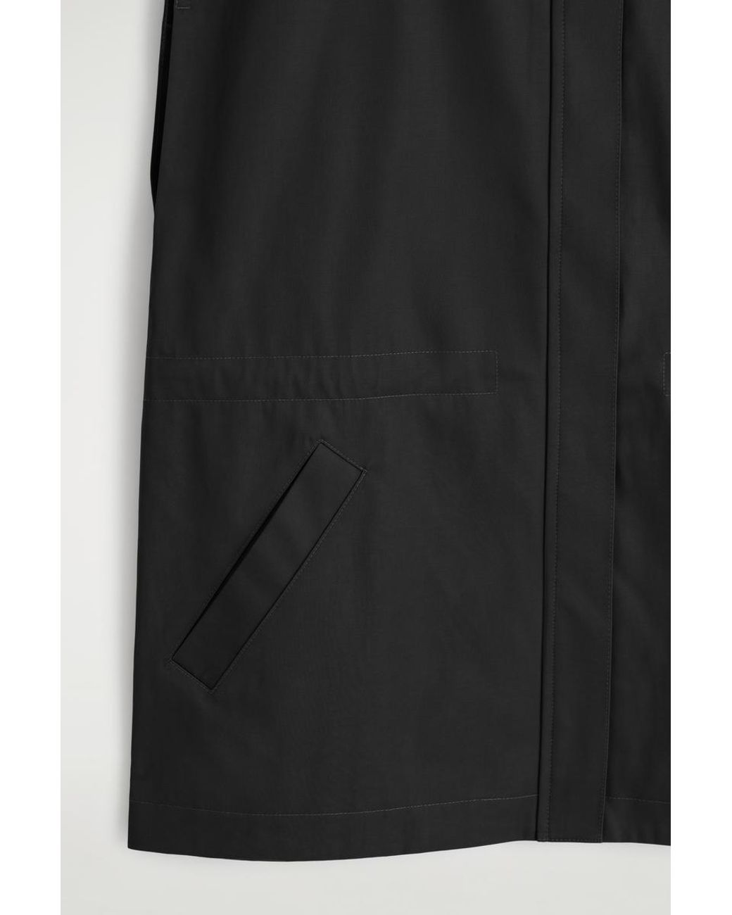 COS Mock-Neck Utility Vest in Black | Lyst