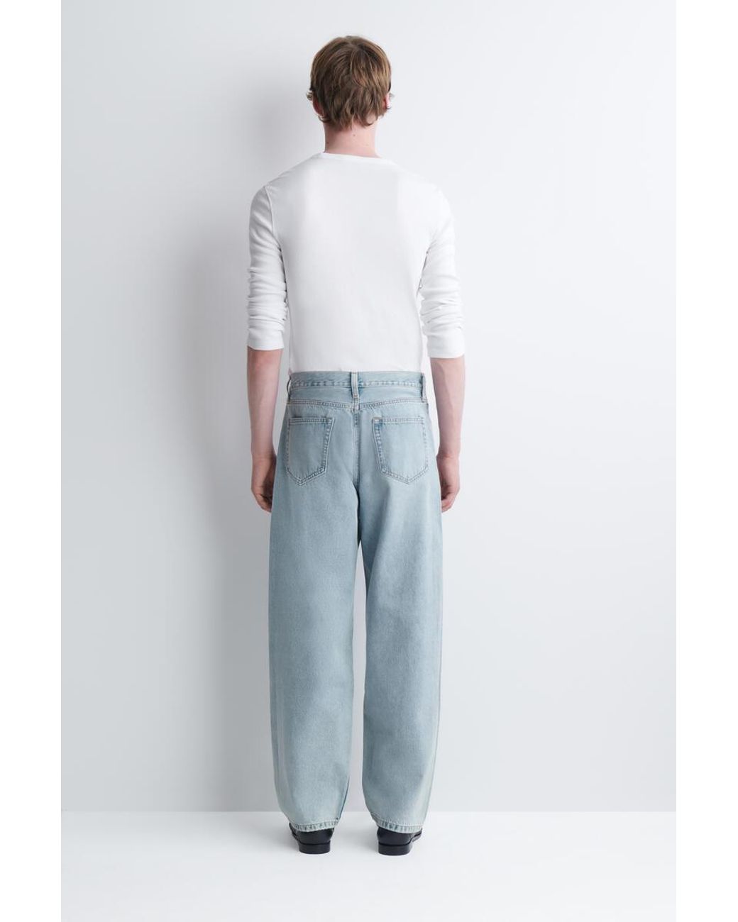COS Blue Rider Relaxed-Fit Straight-Leg Jeans for men